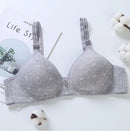 5 Colors bralette cotton soft cotton bra hot daughter young girl students sexy Lace Bralette tops wire free lingerie push up C09
