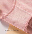 4Pcs Women's Panties High Waist Underwear Plus Size Female Lingerie Breathable Cotton Briefs Grils Underpants Sexy Ladies Panty