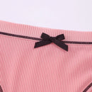 4Pcs Women's Seamless Cute Briefs Intimates Women Panties Solid Color Breathable Underwear Female Low Waist Soft Lingerie S-XL