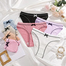 4Pcs Women's Seamless Cute Briefs Intimates Women Panties Solid Color Breathable Underwear Female Low Waist Soft Lingerie S-XL