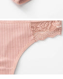 3PCS Cotton Antibacterial Women's Panties Solid Color G-string Quick Drying Soft Women's Underwear Sexy Breathable Girl's Panty