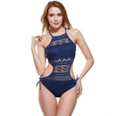 Maiô Feminino Sexy – Monokini Sem Bojo, Costas Nuas, Cintura Alta e Estilo Elegante para Praia e Piscina
