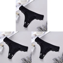 3PCS Cotton Antibacterial Women's Panties Solid Color G-string Quick Drying Soft Women's Underwear Sexy Breathable Girl's Panty