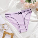 4Pcs Women's Seamless Cute Briefs Intimates Women Panties Solid Color Breathable Underwear Female Low Waist Soft Lingerie S-XL