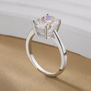 1-4CT Oval Cut Moissanite Rings for Women Sparkling Diamond 925 Sterling Silver Engagement Wedding Band Jewelry With Certificate