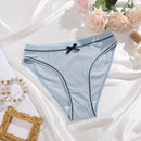 4Pcs Women's Seamless Cute Briefs Intimates Women Panties Solid Color Breathable Underwear Female Low Waist Soft Lingerie S-XL
