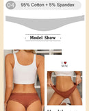 3PCS/Set Sexy Lace Seamless Cotton Brazilian Panties Women Ribbed Intimates Breathable Panties Low Waist Female Cotton Underwear