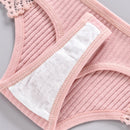 3PCS Cotton Antibacterial Women's Panties Solid Color G-string Quick Drying Soft Women's Underwear Sexy Breathable Girl's Panty