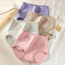 4Pcs Women's Panties High Waist Underwear Plus Size Female Lingerie Breathable Cotton Briefs Grils Underpants Sexy Ladies Panty