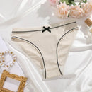 4Pcs Women's Seamless Cute Briefs Intimates Women Panties Solid Color Breathable Underwear Female Low Waist Soft Lingerie S-XL