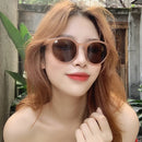 2024 New Vintage Women's Sunglasses Fashion Trendy Small Round Frame Driving Eyewear UV Protection Очки Солнечные Женские