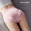 4Pcs Women's Panties High Waist Underwear Plus Size Female Lingerie Breathable Cotton Briefs Grils Underpants Sexy Ladies Panty