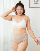 4Pcs Women's Panties High Waist Underwear Plus Size Female Lingerie Breathable Cotton Briefs Grils Underpants Sexy Ladies Panty