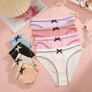 4Pcs Women's Seamless Cute Briefs Intimates Women Panties Solid Color Breathable Underwear Female Low Waist Soft Lingerie S-XL