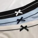 4Pcs Women's Seamless Cute Briefs Intimates Women Panties Solid Color Breathable Underwear Female Low Waist Soft Lingerie S-XL