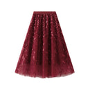 Elegancia – Folha de Fada, Lantejoulas Brilhantes, Cintura Alta Elástica  Descrição detalhada: