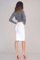 Vestido Feminino 2025 Midi/Longo Tomara-que-Caia Cintura Alta Y2K