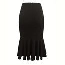 Saia Elegante Pied de Poule Habib – Cintura Alta.