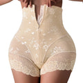 Cinta Modeladora Feminina YBFDO – Calcinha Shaper com Renda, Controle Médio