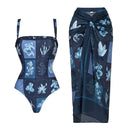 Maiô com Saia Feminino – Moda Praia, Monokini Sexy, Body de Banh