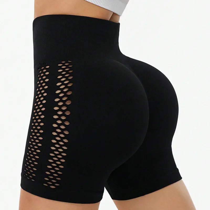 Shorts Feminino Fitness Seamless – Cós Alto, Compressão