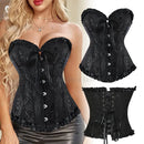 op Feminino Corset Bustier – Sexy, Amarração com Barbatanas, Bodyshaper, Estilo Club, Flora