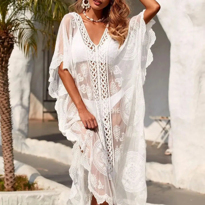 Saída de Praia Feminina 2023 – Renda, Pareô, Tunica, Moda Praia