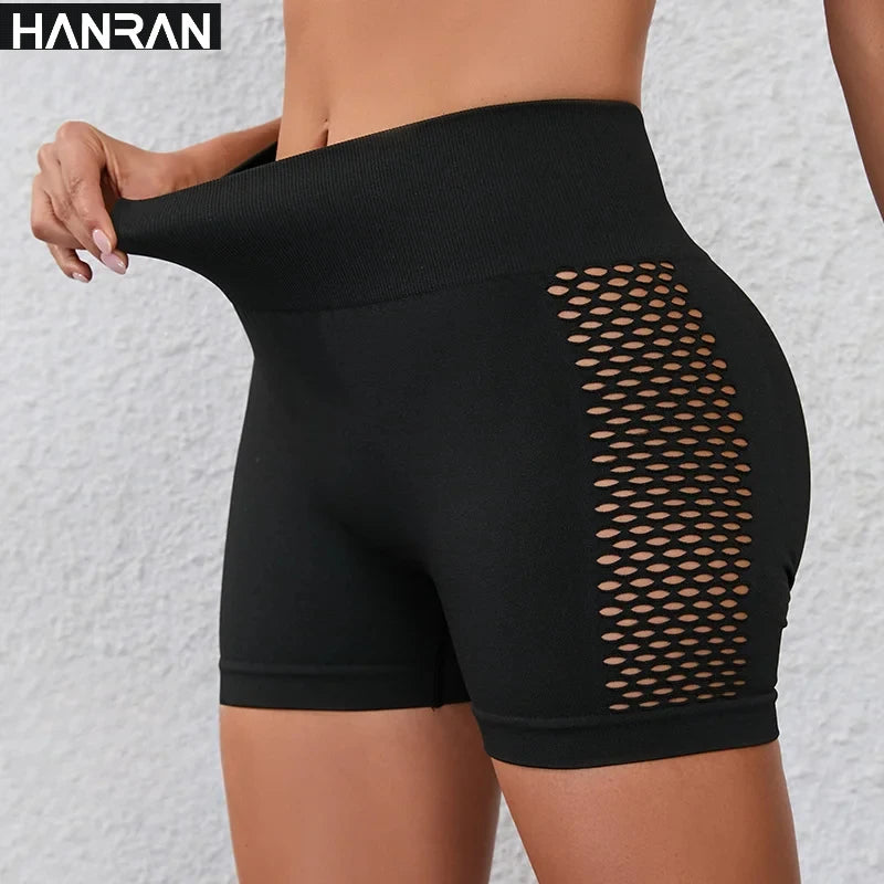 Shorts Feminino Fitness Seamless – Cós Alto, Compressão