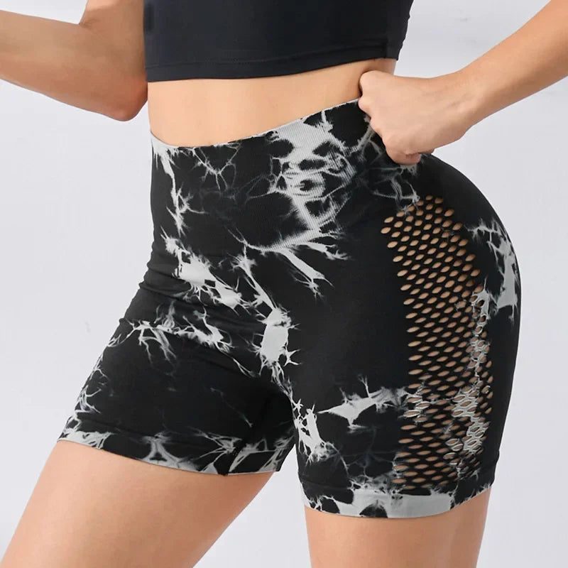 Shorts Feminino Fitness Seamless – Cós Alto, Compressão