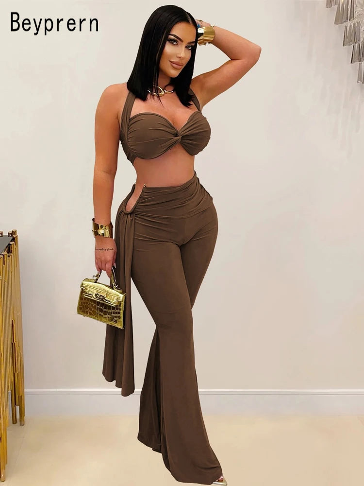 Top Feminino Halter Slim – Detalhe Vazado, Sexy e Justo ao Corpo